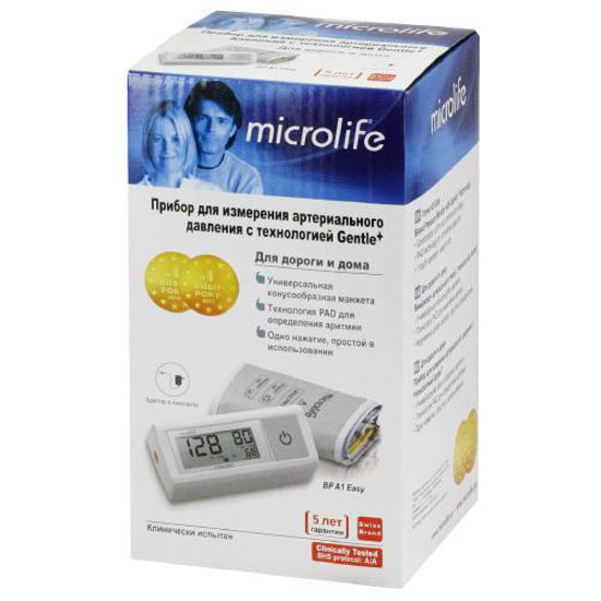 Тонометр Microlife BP вимірювач артеріального тиску Microlife BP A1 Easy автоматичний